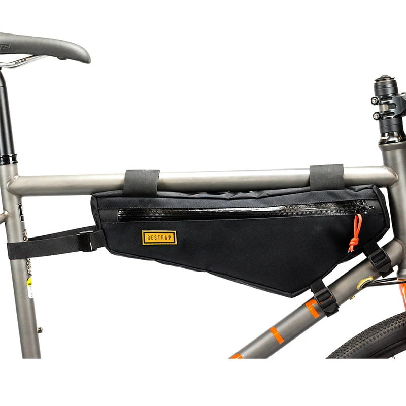 Restrap Frame Bag Medium Rahmentasche Für Das Rahmendreieck Schwarz 3 Restrap Frame Bag Medium Rahmentasche Für Das Rahmendreieck Schwarz