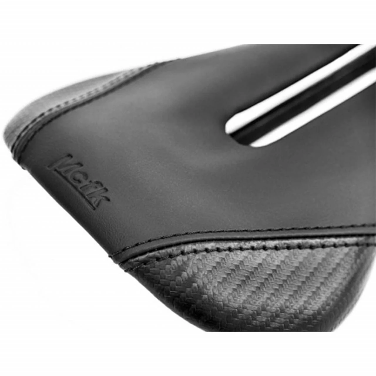 Mcfk Gepolsterter Sattel Aus Leder Mit Aussparung - Schwarz, Breite 140 Mm 5 Mcfk Gepolsterter Sattel Aus Leder Mit Aussparung - Schwarz, Breite 140 Mm – Bild 3