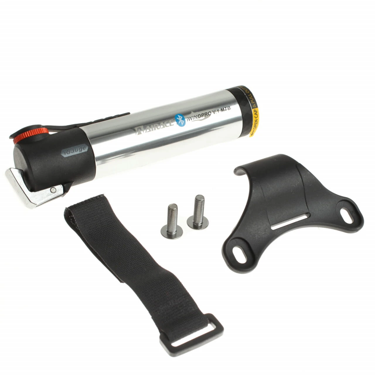 Airace IWindpro V1 MTB Bluetooth-Minimpumpe Mit Digitaler App-Anzeige Bis 5,5 Bar (80 PSI) 5 Airace IWindpro V1 MTB Bluetooth-Minimpumpe Mit Digitaler App-Anzeige Bis 5,5 Bar (80 PSI) – Bild 3