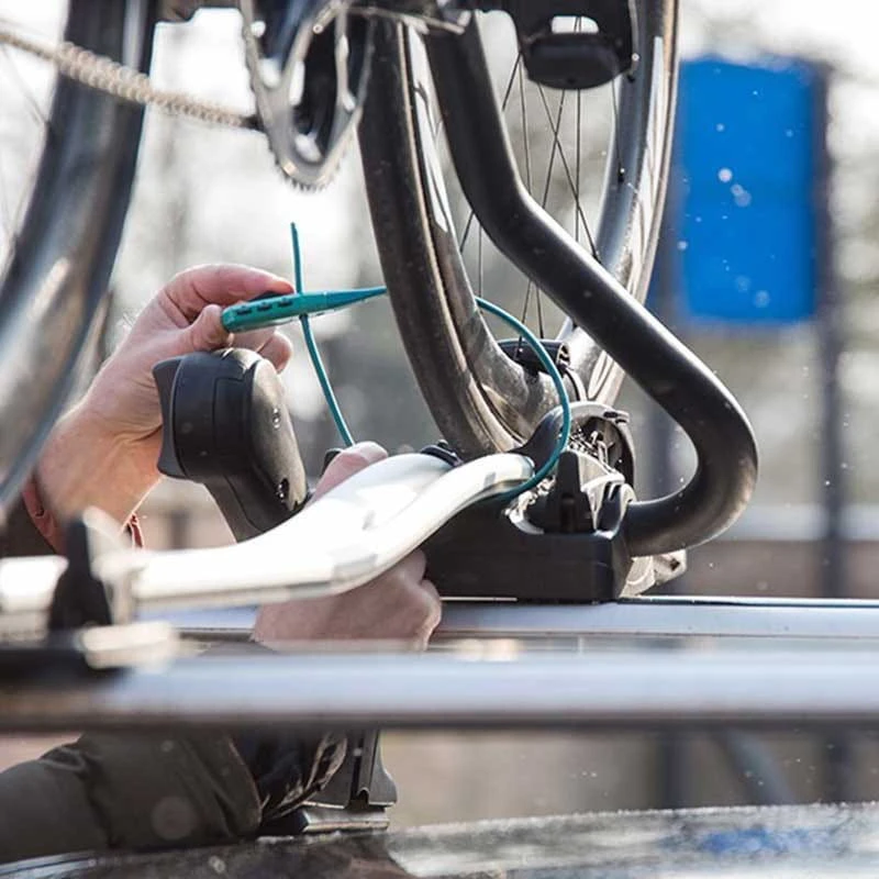 Hiplok Z-Lok Combo Mit Zahlenkombinationsschloss, Stahlkern-Kabelbinderschloss Schwarz 4 Hiplok Z-Lok Combo Mit Zahlenkombinationsschloss, Stahlkern-Kabelbinderschloss Schwarz – Bild 2