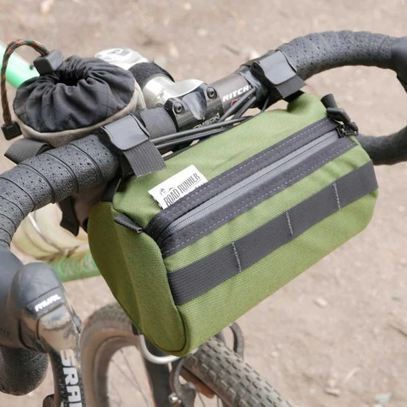 Road Runner Bags Burrito Supreme Oliv Handlebar Bag Frontloader Lenkertasche 3 Road Runner Bags Burrito Supreme Oliv Handlebar Bag Frontloader Lenkertasche