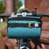 Road Runner Bags Burrito Supreme Türkis / Orange Handlebar Bag Frontloader Lenkertasche