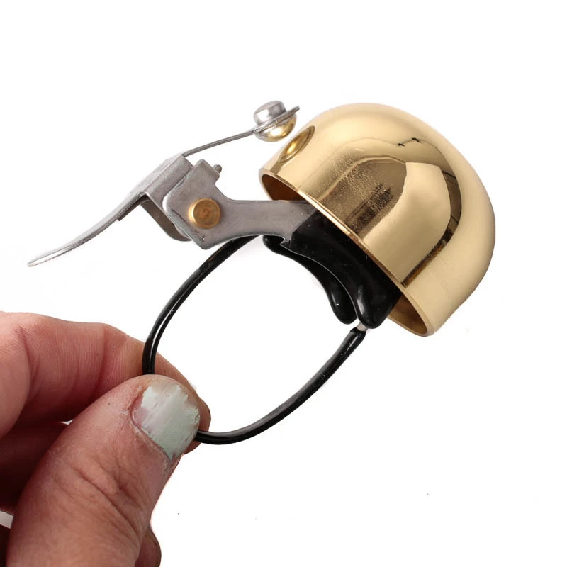 Crane E-Ne Bell Polished Gold Messing Fahrradklingel Auch Für Rennrad-Lenker Geeignet 5 Crane E-Ne Bell Polished Gold Messing Fahrradklingel Auch Für Rennrad-Lenker Geeignet – Bild 3