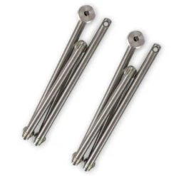 2 Stück Altorlocks APEX Ti Double Light & Strong Titan-Schloss 715 G Titan Poliert