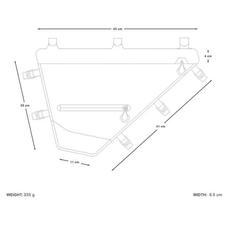 Apidura Expedition Full Frame Pack(7,5 L) Rahmentasche 4 Apidura Expedition Full Frame Pack(7,5 L) Rahmentasche – Bild 2