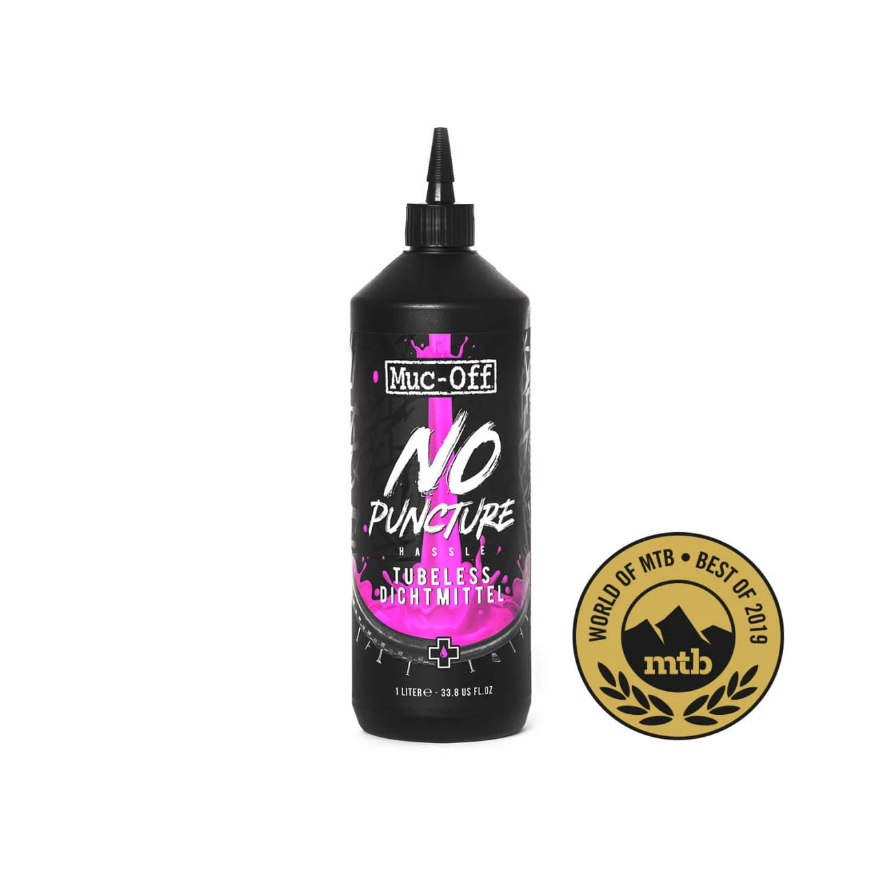Muc-Off NO Puncture Hassle 1000ml Dichtmilch Kit Für Tubeless-Reifen Und Schlauchreifen 3 Muc-Off NO Puncture Hassle 1000ml Dichtmilch Kit Für Tubeless-Reifen Und Schlauchreifen
