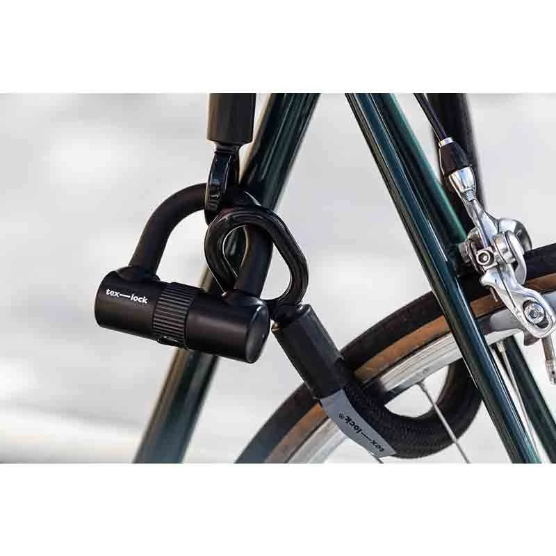 Tex-Lock Eyelet 2.0 Mini-Bügelschloss Aus Textilseil - Gr. S, Schwarz 4 Tex-Lock Eyelet 2.0 Mini-Bügelschloss Aus Textilseil - Gr. S, Schwarz – Bild 2