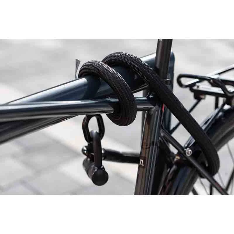 Tex-Lock Eyelet 2.0 Mini-Bügelschloss Aus Textilseil - Gr. M, Schwarz 4 Tex-Lock Eyelet 2.0 Mini-Bügelschloss Aus Textilseil - Gr. M, Schwarz – Bild 2