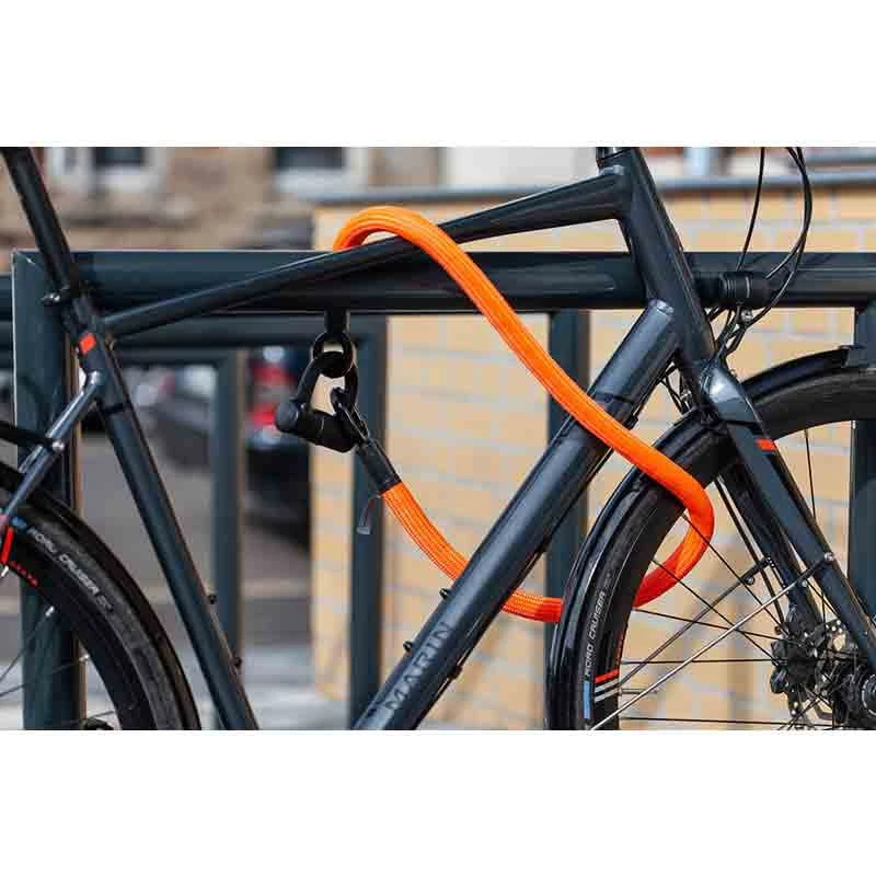 Tex-Lock Eyelet 2.0 Mini-Bügelschloss Aus Textilseil - Gr. M, Orange 4 Tex-Lock Eyelet 2.0 Mini-Bügelschloss Aus Textilseil - Gr. M, Orange – Bild 2