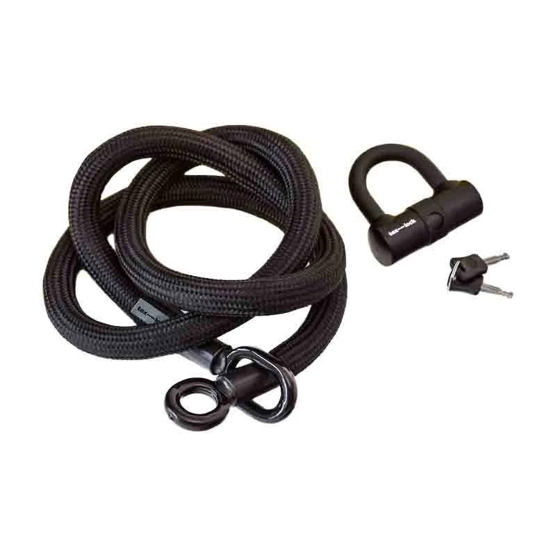 Tex-Lock Eyelet 2.0 Mini-Bügelschloss Aus Textilseil - Gr. L, Schwarz 3 Tex-Lock Eyelet 2.0 Mini-Bügelschloss Aus Textilseil - Gr. L, Schwarz