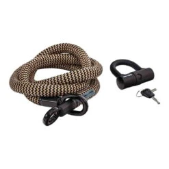 Tex-Lock Eyelet 2.0 Mini-Bügelschloss Aus Textilseil - Gr. L, Gold-Schwarz