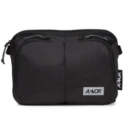 AEVOR Sacoche Bag Ripstop Black - Umhängetasche 4 L Mit Anti-Twist-Gurt Schwarz