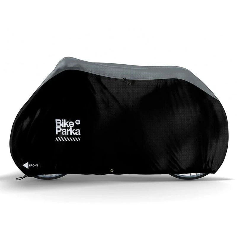 BikeParka XL Fahrradüberzug Für Große Fahrräder Schwarz 3 BikeParka XL Fahrradüberzug Für Große Fahrräder Schwarz