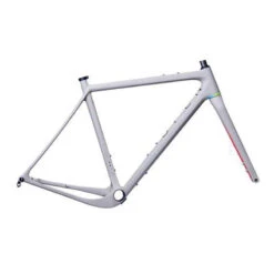 OPEN U.P. Grau Matt / RotRahmenset Gr. XL