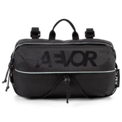 AEVOR Bar Bag Proof Black Lenkertasche - Auch Als Sling-Tasche Nutzbar 4 Liter - Schwarz