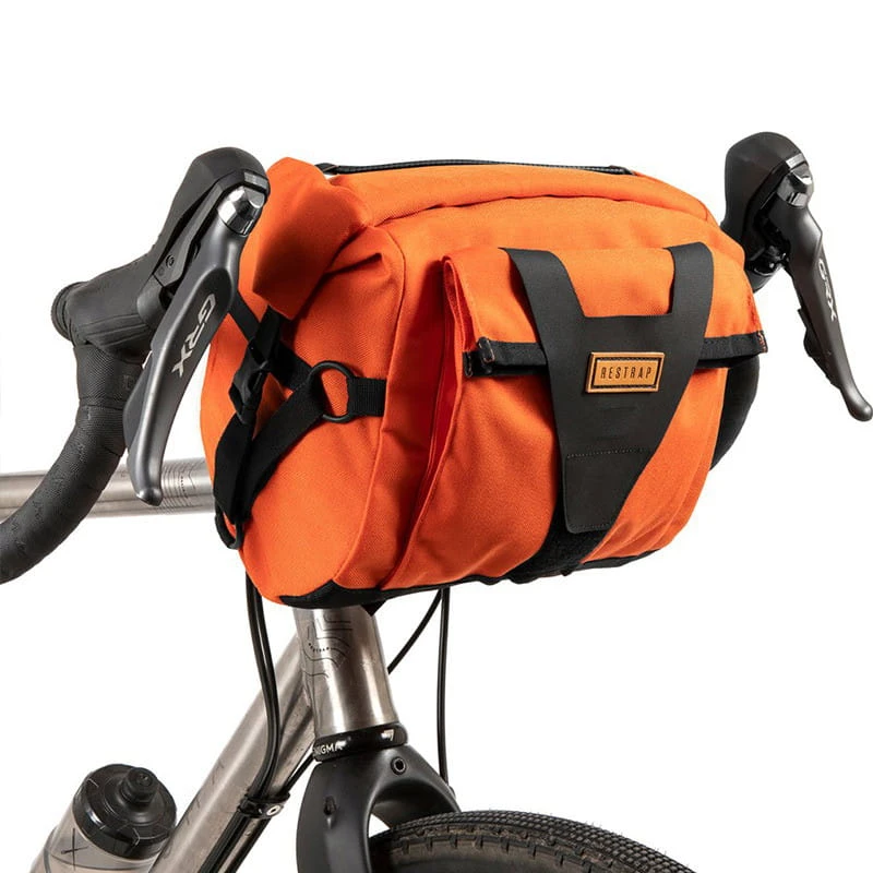 Restrap Bar Pack - Lenkertasche Mit Rolltop-Verschluss - 10 L Orange 5 Restrap Bar Pack - Lenkertasche Mit Rolltop-Verschluss - 10 L Orange – Bild 3