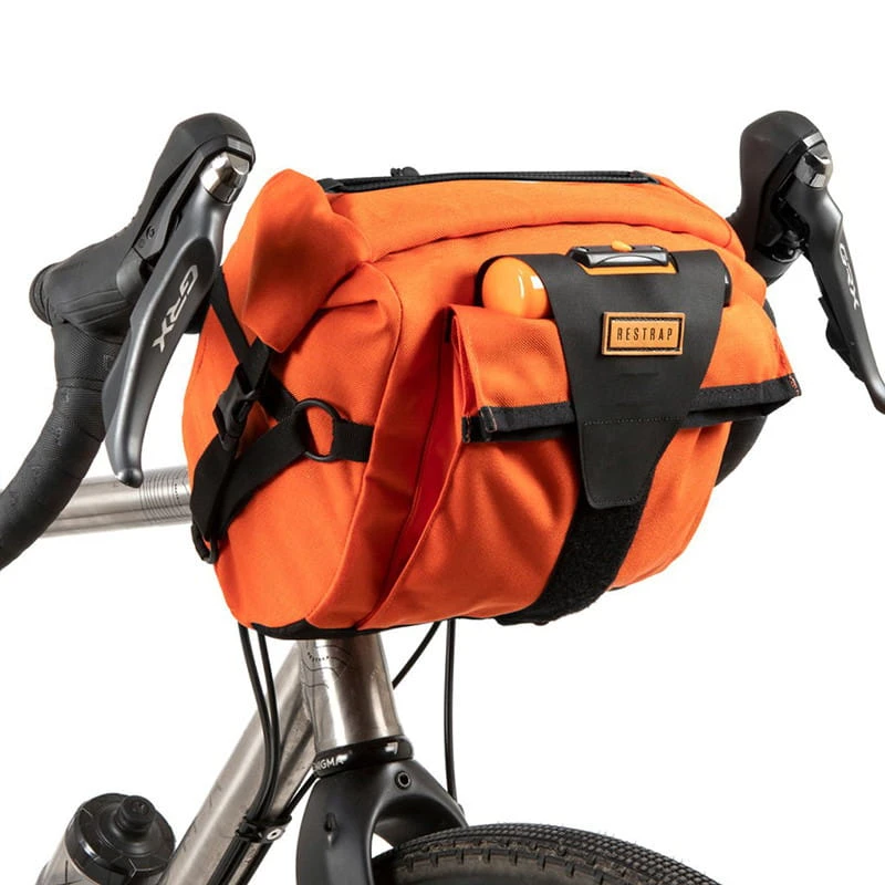 Restrap Bar Pack - Lenkertasche Mit Rolltop-Verschluss - 10 L Orange 7 Restrap Bar Pack - Lenkertasche Mit Rolltop-Verschluss - 10 L Orange – Bild 5