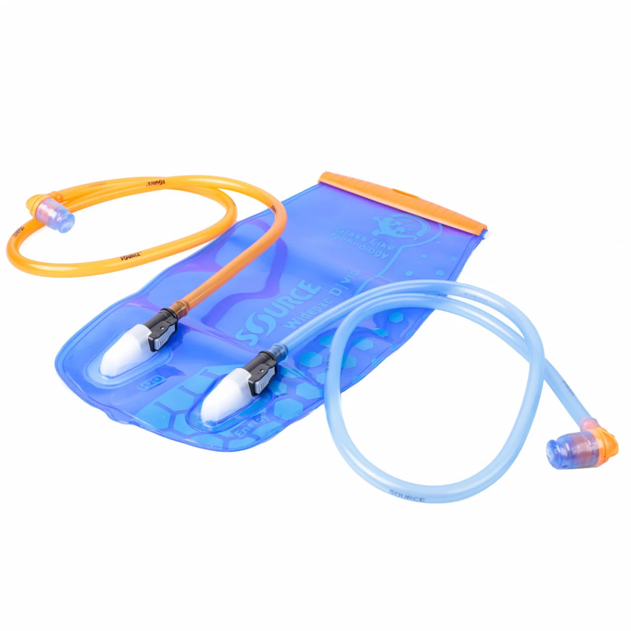 SOURCE Widepac D|vide Trinkblase Mit Zwei Kammern Und Trinkschläuchen - 2 L, Blau 4 SOURCE Widepac D|vide Trinkblase Mit Zwei Kammern Und Trinkschläuchen - 2 L, Blau – Bild 2