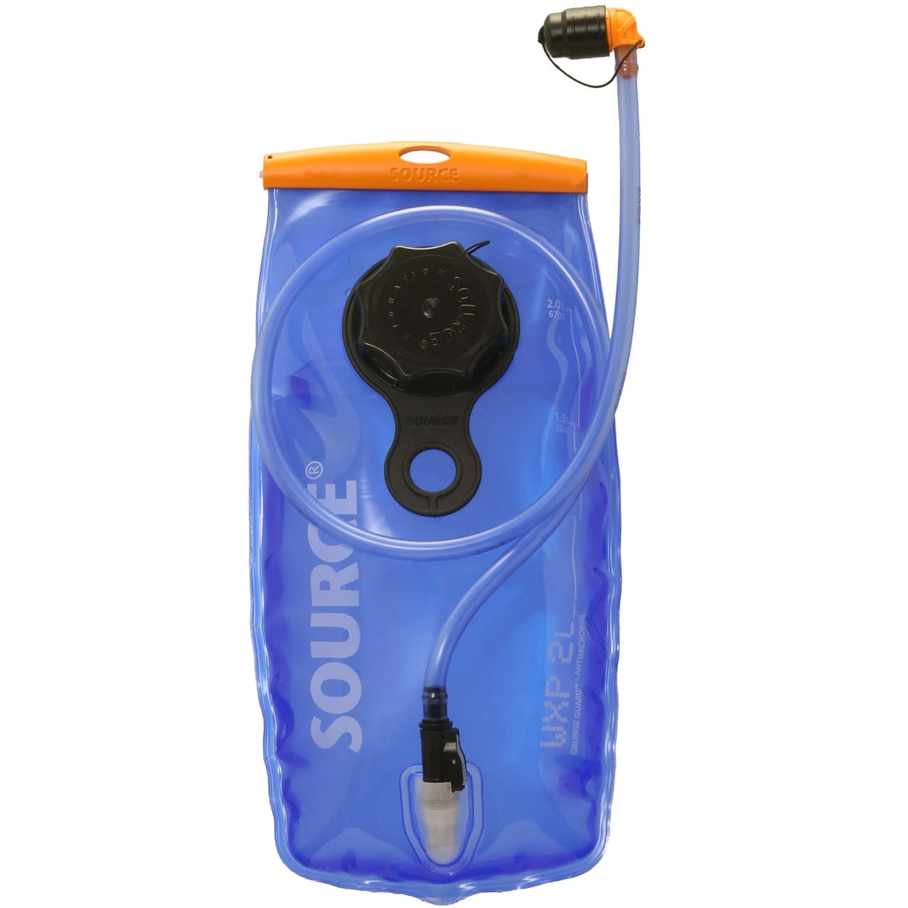 SOURCE WXP Low Profile Trinkblase - 2 L, Blau 3 SOURCE WXP Low Profile Trinkblase - 2 L, Blau