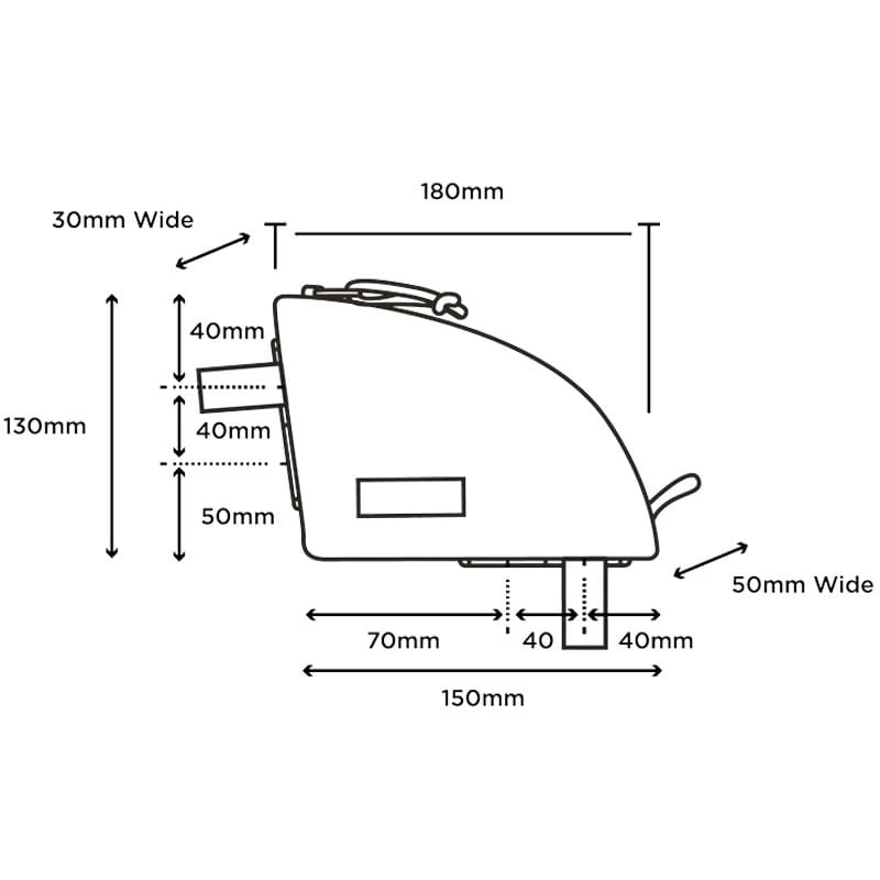 Restrap Rear Top Tube Bag 0,8 L Oberrohrtasche 8 Restrap Rear Top Tube Bag 0,8 L Oberrohrtasche – Bild 6