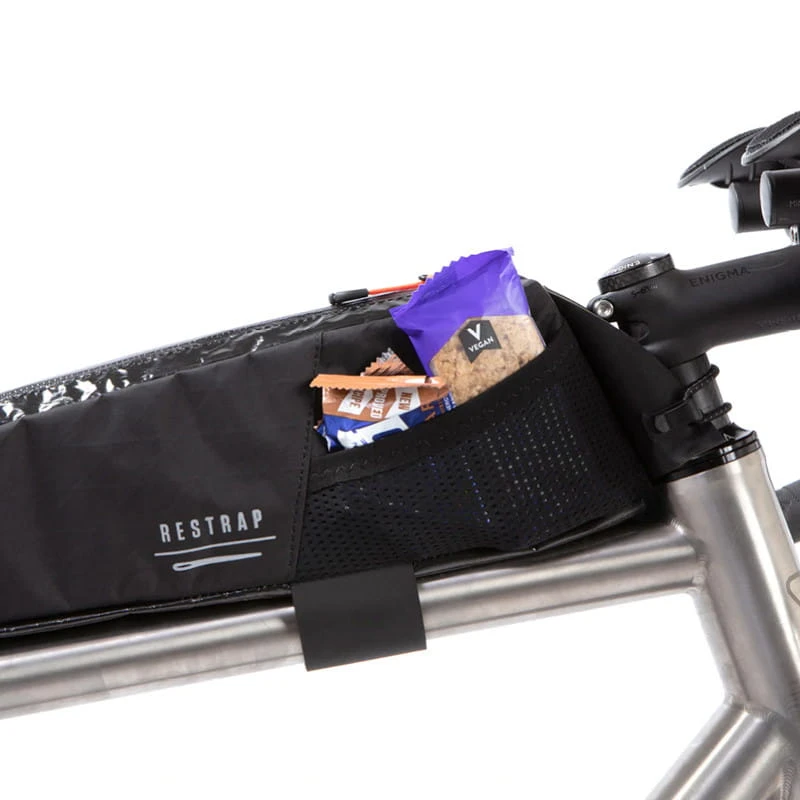 Restrap Race Top Tube Bag Long Rahmentasche Für Das Oberrohr Schwarz (2 Liter) 6 Restrap Race Top Tube Bag Long Rahmentasche Für Das Oberrohr Schwarz (2 Liter) – Bild 4