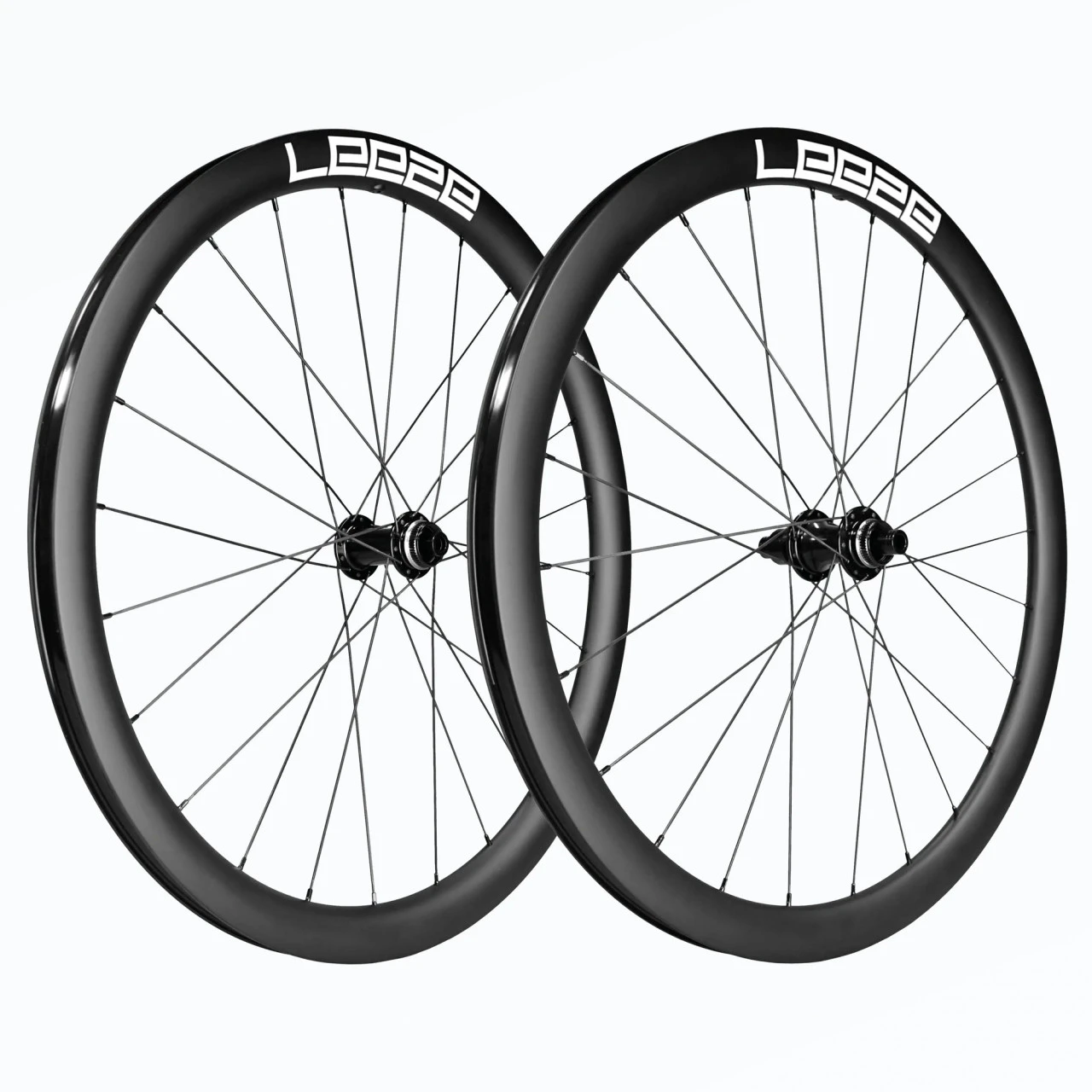 LEEZE CH 40 Gravel-Laufradsatz Carbon Mit Schwarzen Decals - Shimano-Freilauf 5 LEEZE CH 40 Gravel-Laufradsatz Carbon Mit Schwarzen Decals - Shimano-Freilauf – Bild 3